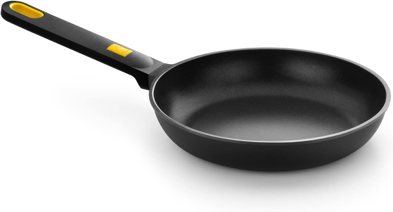 Detalle de BRA Daily Pro – 3 patelnie aluminiowe 20, 24 i 28 cm, indukcja, powłoka 3-warstwowa