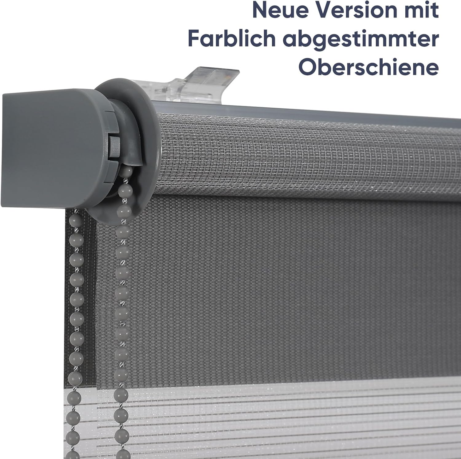 Thumbnail 6 de Sekey Doppelrollo Klemmfix ohne Bohren für Fenster (85 cm) – Duo Jalousie Sonnenschutz in Dunkelgrau