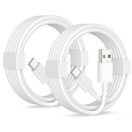 Detalle de LUOSIKE Car Carplay Cable for iPhone 17/16/15 Series – 2-Pack 3FT USB A to USB C