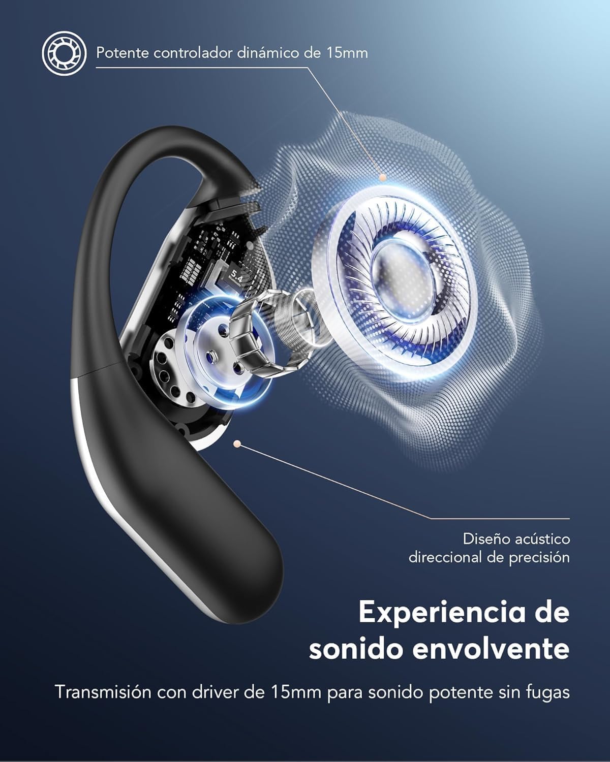 Thumbnail 1 de Paekole Auriculares Traductor en Tiempo Real con IA: Traducción en 198 Idiomas y Sonido HD