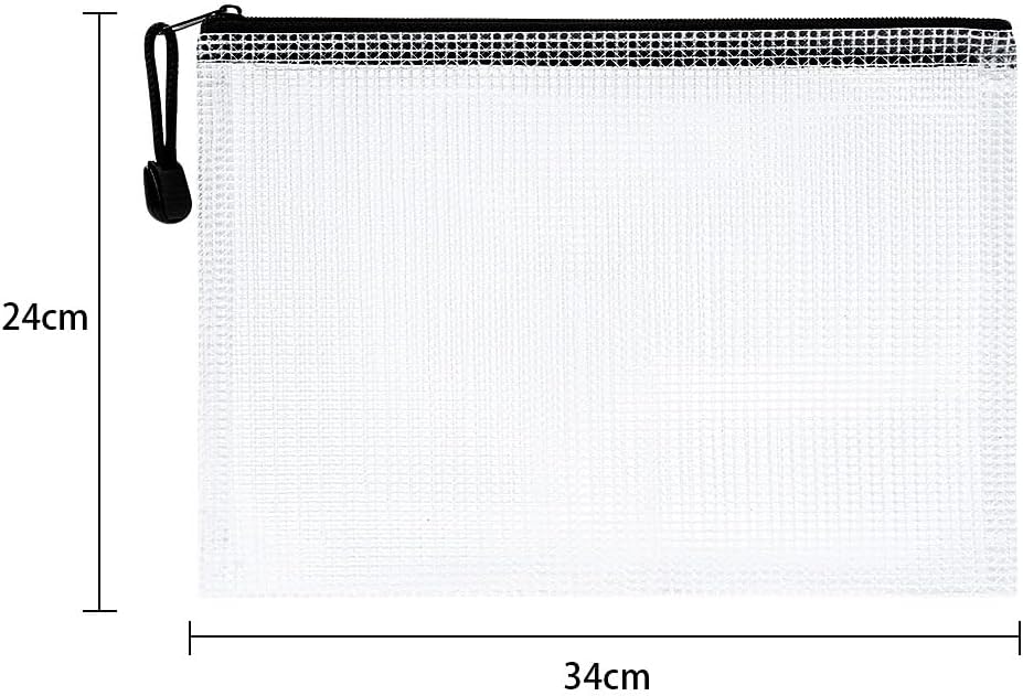 Thumbnail 1 de Vicloon Dokumententasche mit Reißverschluss A4 (10er-Set) – wasserdichte Mesh-Zip Beutel