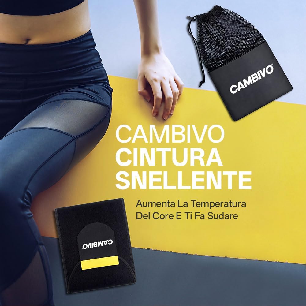 Thumbnail 4 de CAMBIVO Fascia Addominale Dimagrante regolabile per allenamento e supporto 🧍