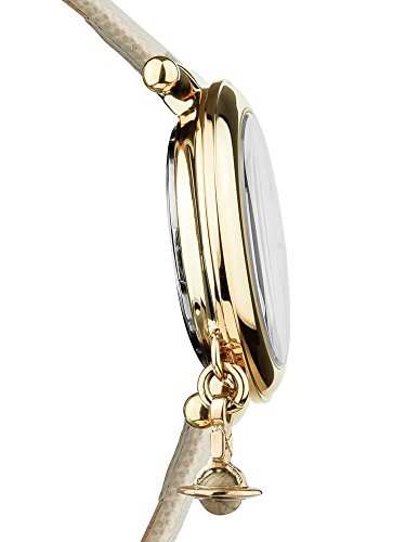 Detalle 2 de Vivienne Westwood ORB Pop Women’s Quartz Watch with Cream Leather Strap