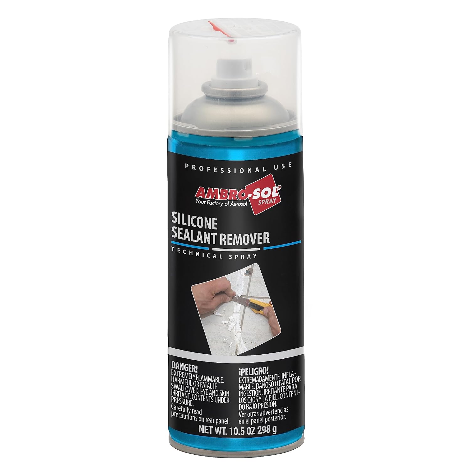 Detalle de Ambro-Sol P301 Dissolve Silicone – Spray en Gel pour enlever silicone et résidus sans abîmer les surfaces