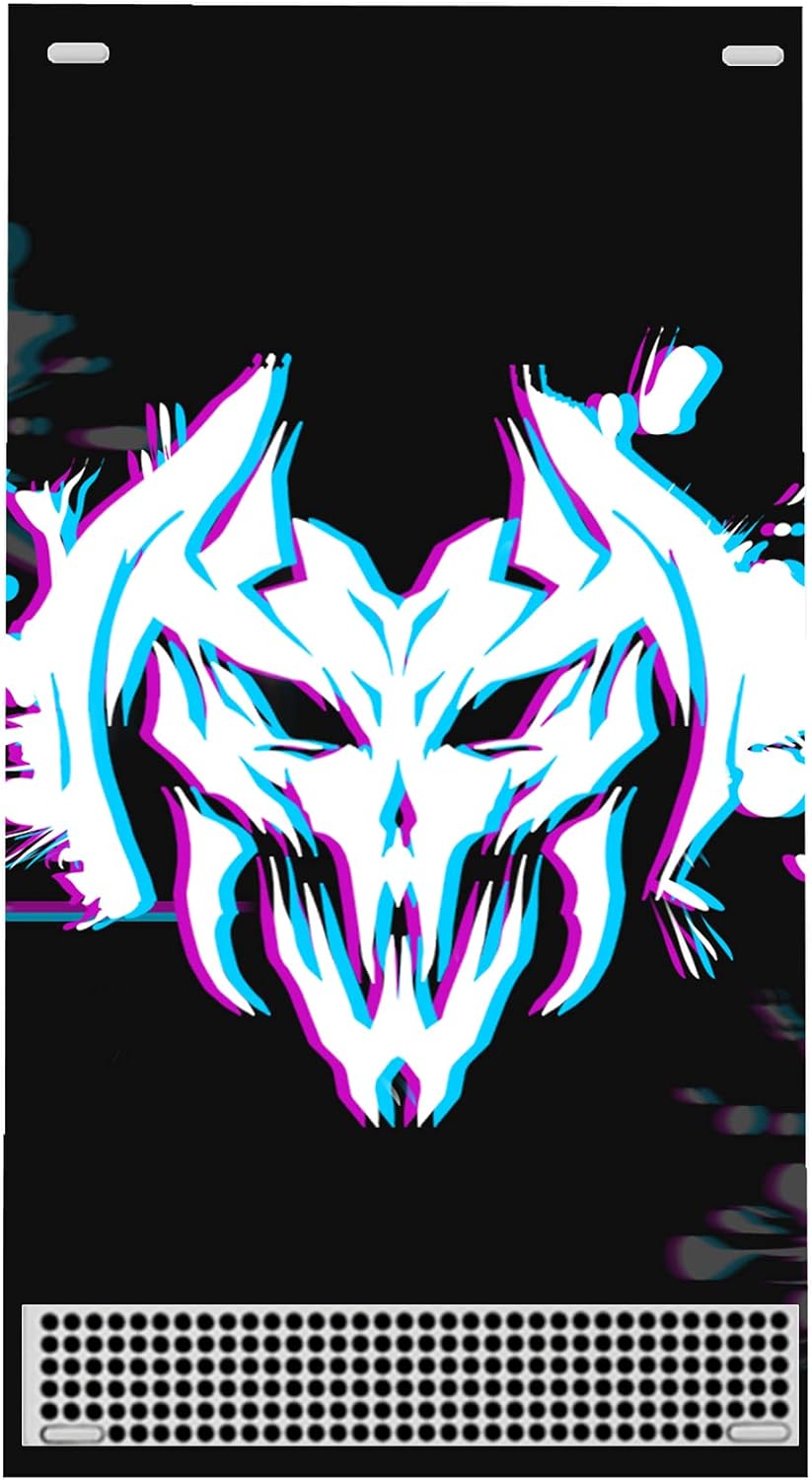 Thumbnail 5 de PlayVital Glitch Demons Custom Vinyl Skins for Xbox Series S: Wrap Decal Covers for Console and Controllers