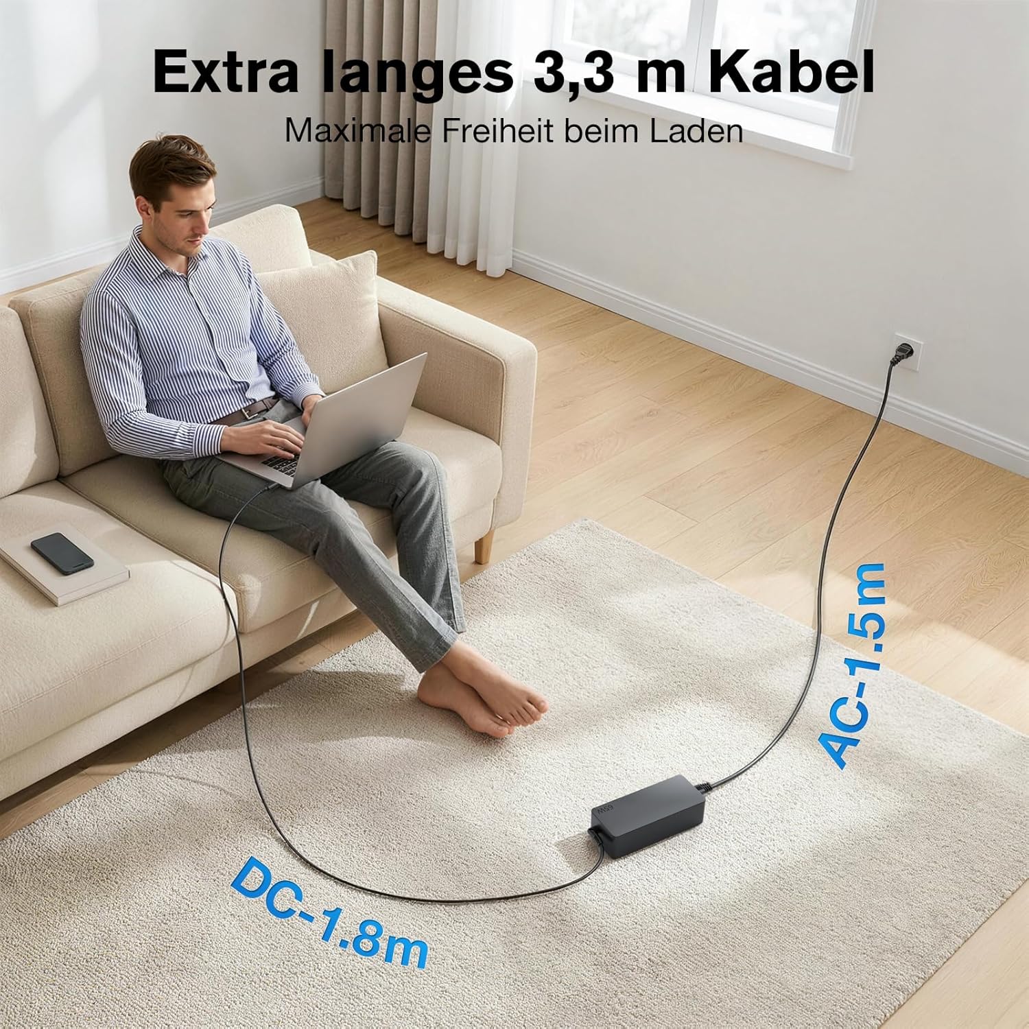 Thumbnail 5 de Sunydeal USB-C 65W Ladegerät mit PD 3.0 für Laptop, Tablet & USB-C Geräte