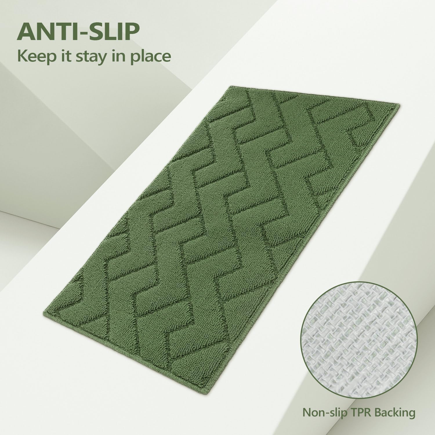 Detalle 2 de Hicorfe Kitchen Runner Rug, 20 x 48 in.