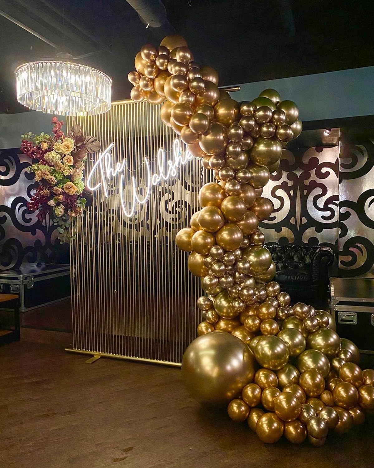 Thumbnail 5 de Gold latex party balloons 100 pack, 12 inch