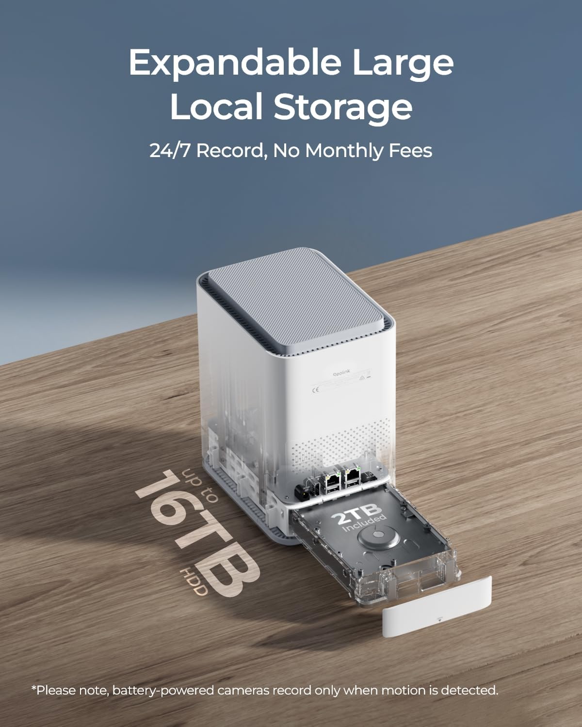 Detalle 2 de Reolink Home Hub Pro with 2TB HDD (up to 16TB local storage) for security cameras