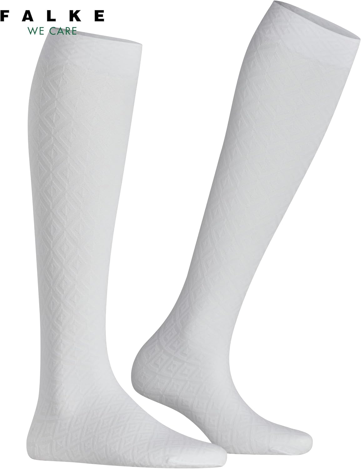 Detalle de FALKE femme Tessellating 25 DEN mi-bas transparents motif tessellé