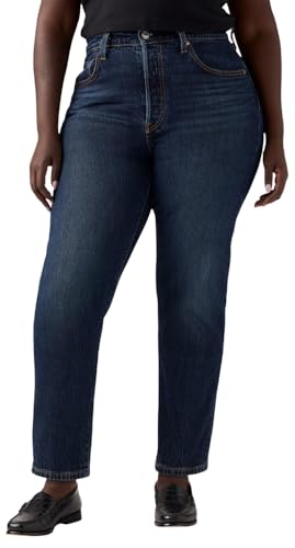 Detalle de Levi's 501 Crop Donna - Jeans stile rétro con taglio corto e comfort quotidiano (26W/26L)