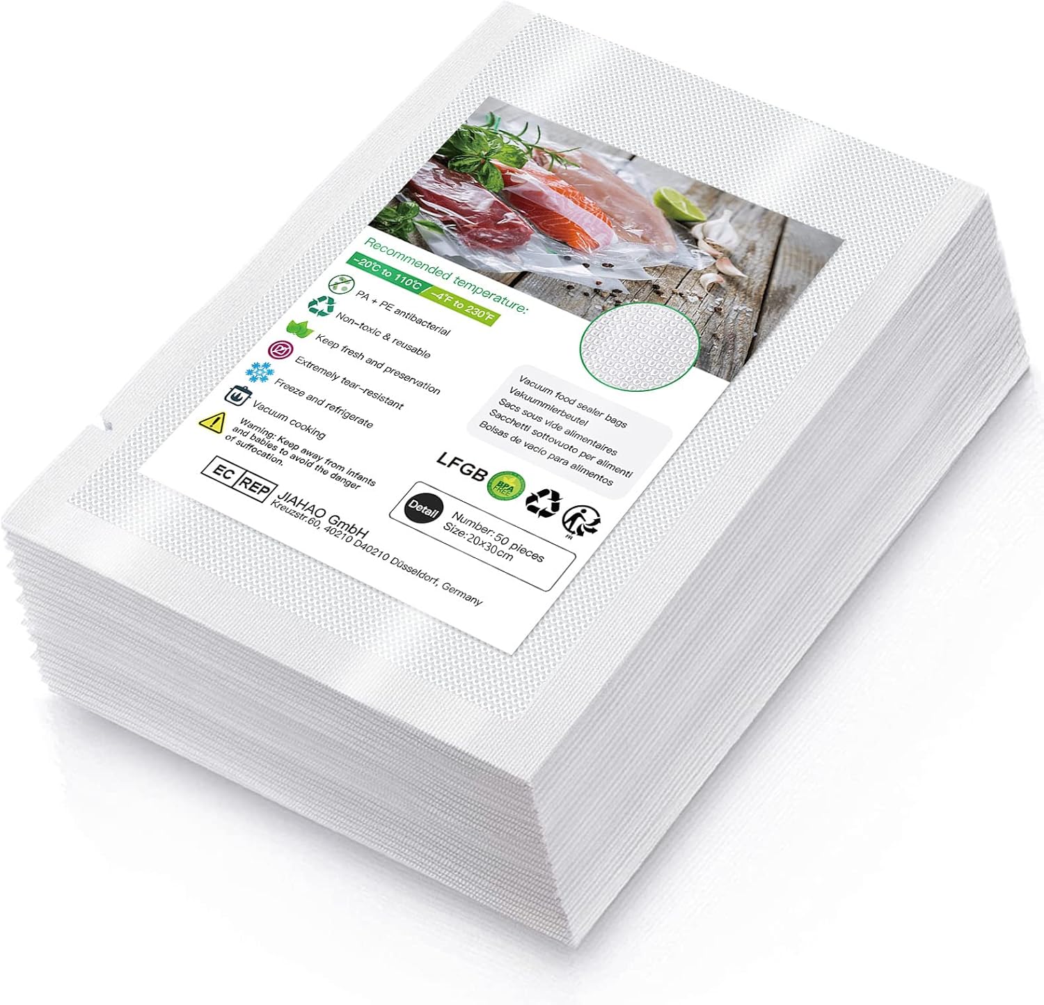 Thumbnail 3 de BoxLegend Bolsas al Vacío para Alimentos 20x30cm 🥦
