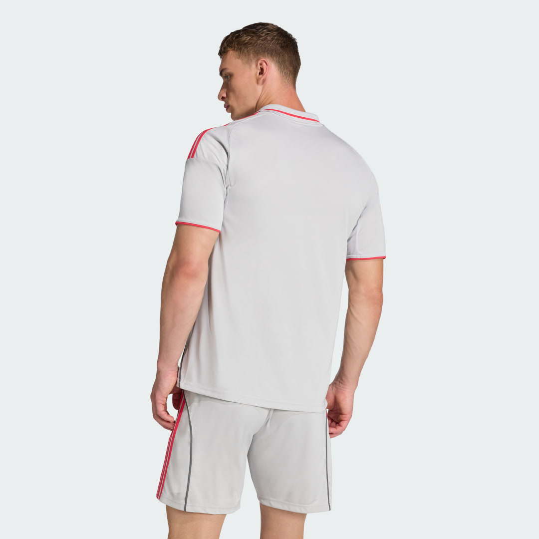 Detalle 2 de Camiseta tercera equipación Olympique de Lyon 25/26 de Adidas – Gris