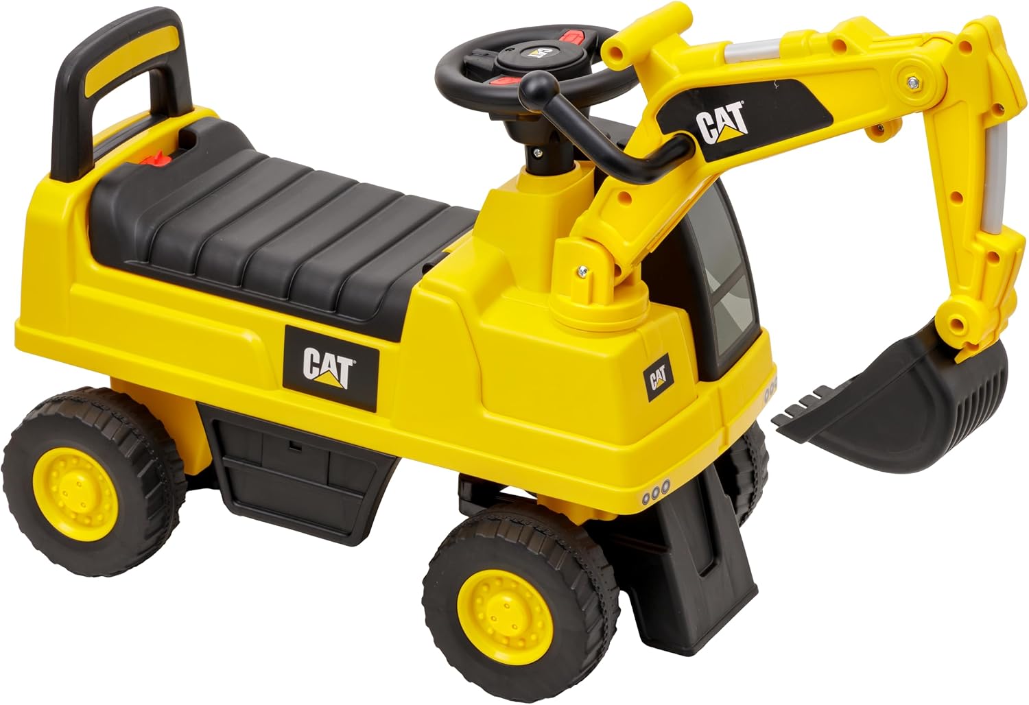 Baroni Toys Escavatore Cavalcabile CATERPILLAR 30x78x54 cm