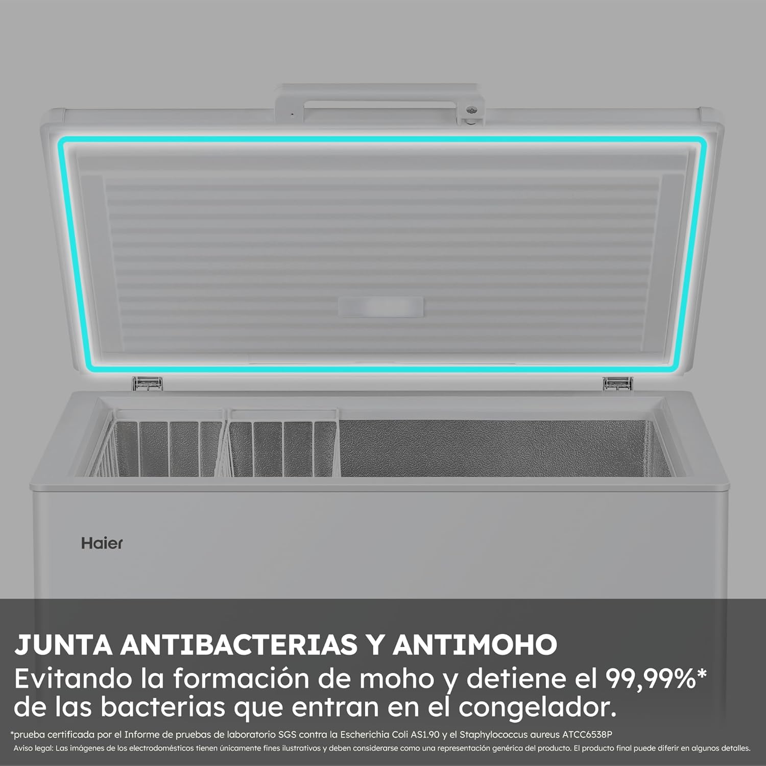 Thumbnail 5 de Haier HCE301E 🧊 Congelador Horizontal 300L con Display Digital