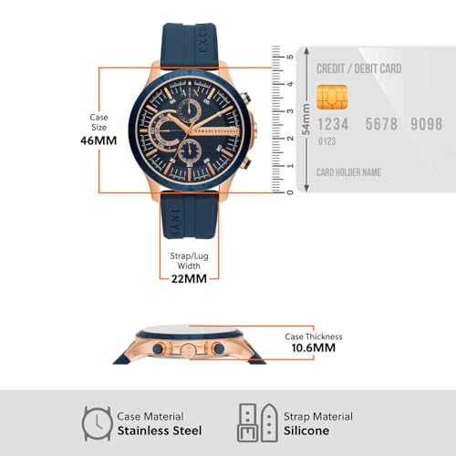 Thumbnail 5 de Armani Exchange Orologio cronógrafo 46 mm reloj