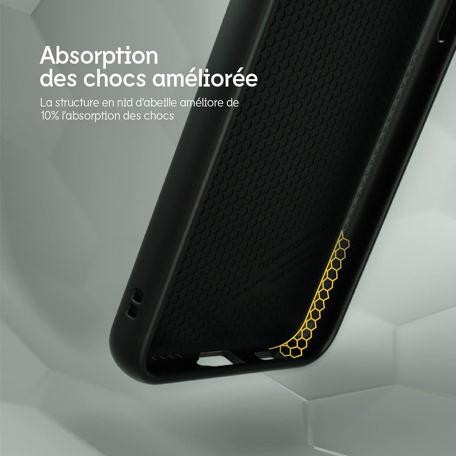Thumbnail 2 de RhinoShield SolidSuit pour Galaxy S21 – protection légère et finition premium, noir Classic