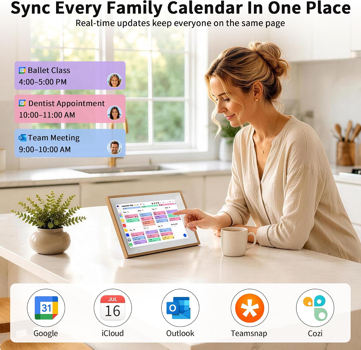 Detalle de VEJLD Digital Calendar 10.1-inch