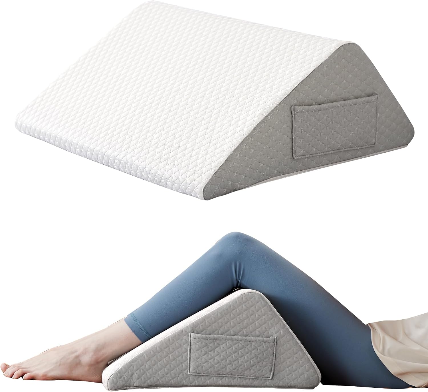 Detalle de Ruqmuis Knee Wedge Pillow, 8-Inch