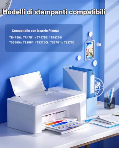 Detalle de INK4U Cartucce PG-575XL CL-576XL per Canon PIXMA: affidabili senza essere originali