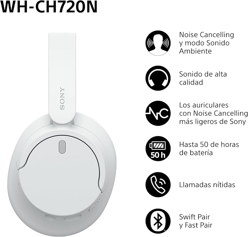 Thumbnail 2 de Sony WH-CH720N auriculares Bluetooth 50 horas batería