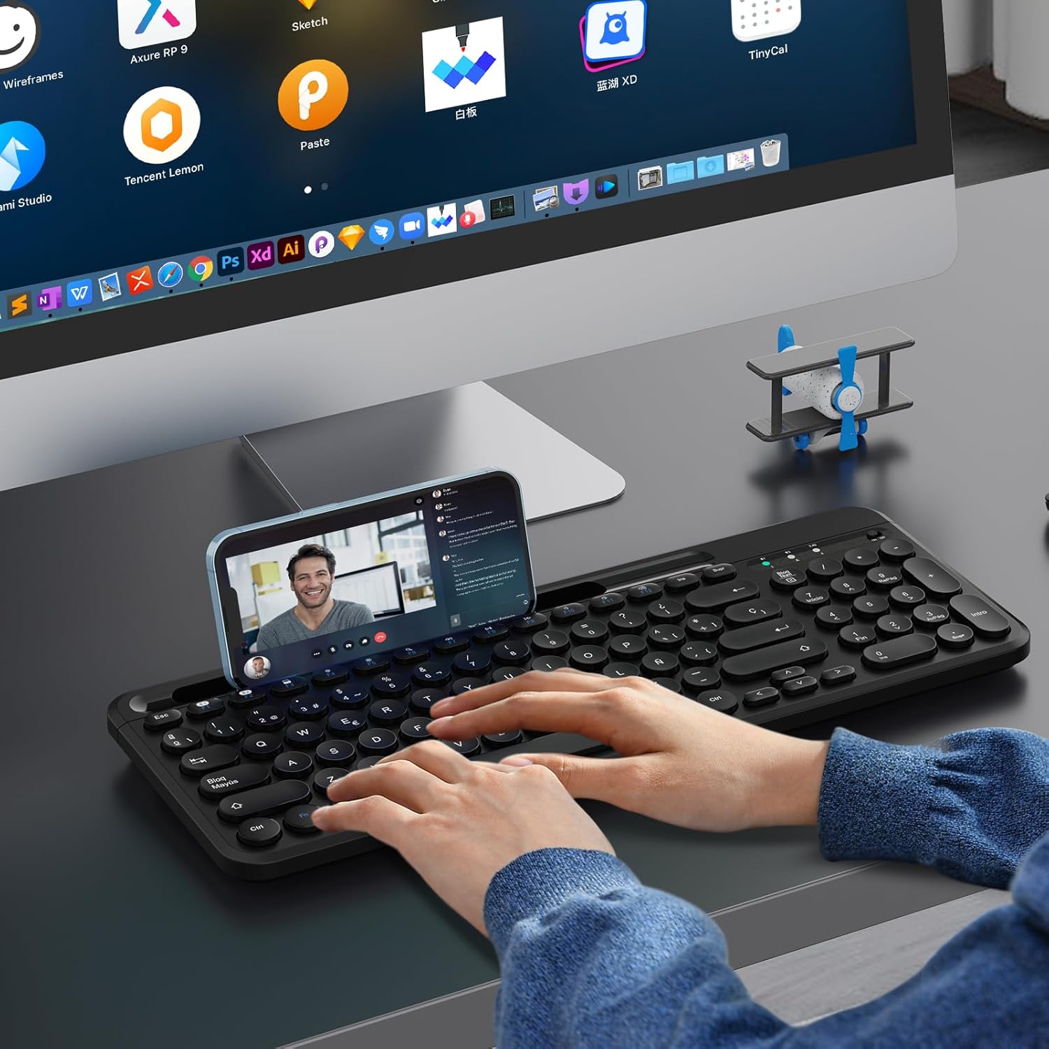 Thumbnail 6 de Cimetech Teclado Inalámbrico Bluetooth Multi-Dispositivo para Todos