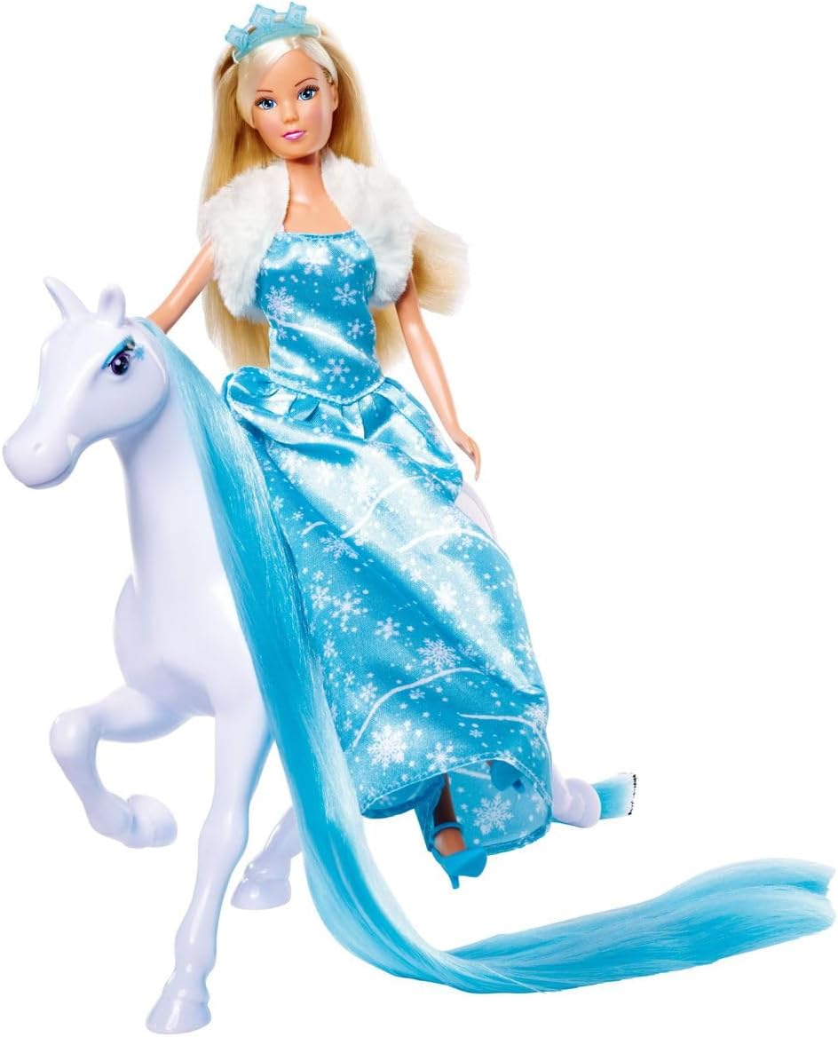 Detalle de Simba 105733522 Steffi LOVE Snödröm – isprinsessa med häst och släde