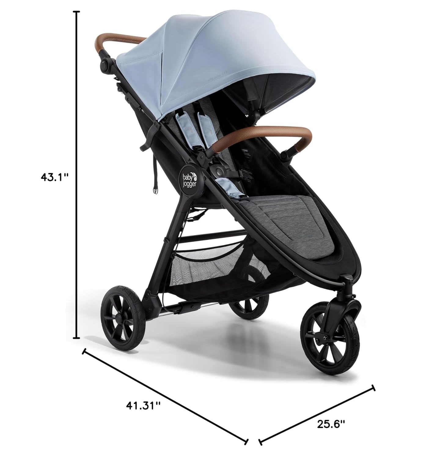 Thumbnail 6 de Baby Jogger City Mini GT2 Single Stroller (Eco-Friendly Series) with Infant Car Seat Adapters, Slate Fog