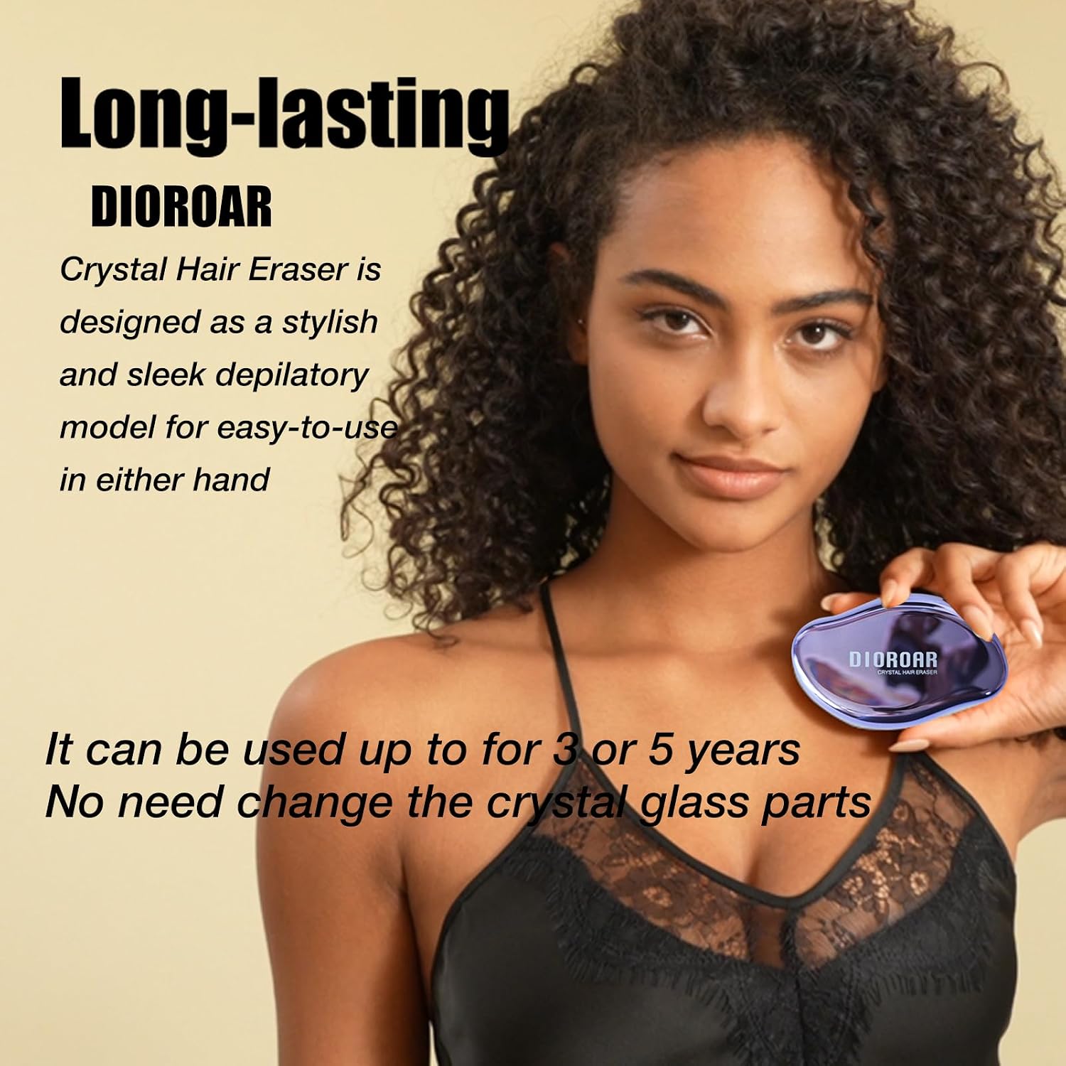 Detalle 2 de DIOROAR Crystal Hair Remover Violet