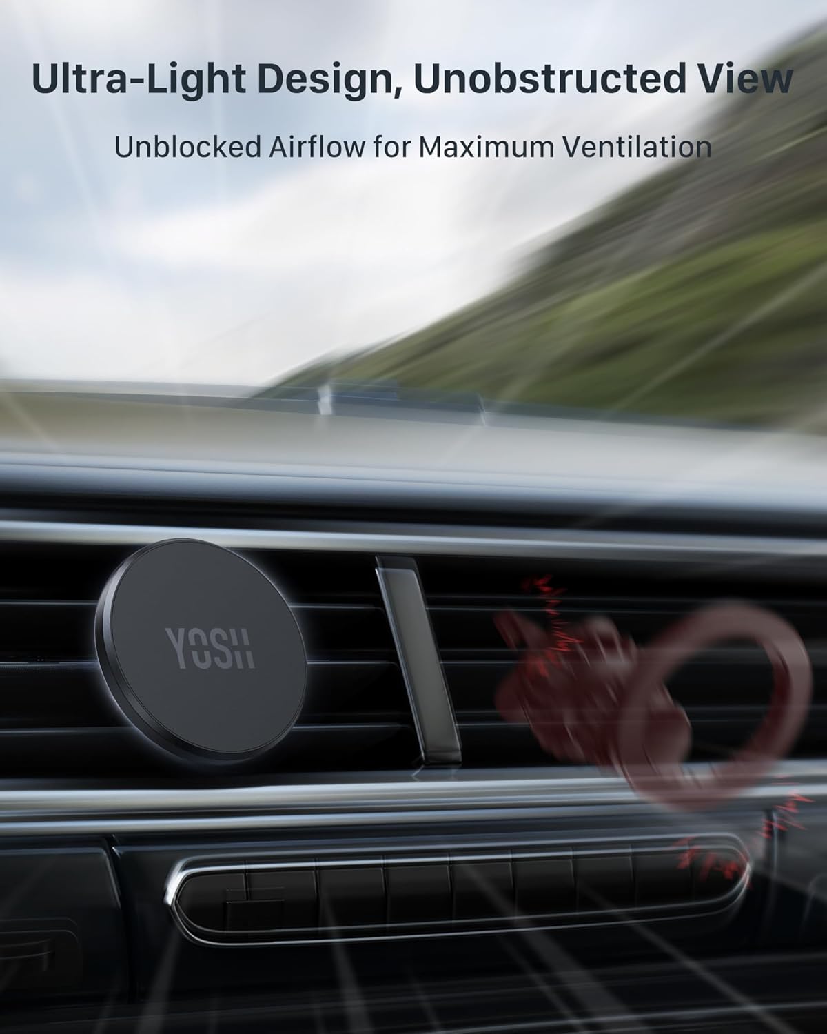Thumbnail 6 de YOSH Magnetische Auto-Halterung für MagSafe – universell, vibrationsarm und komfortabel