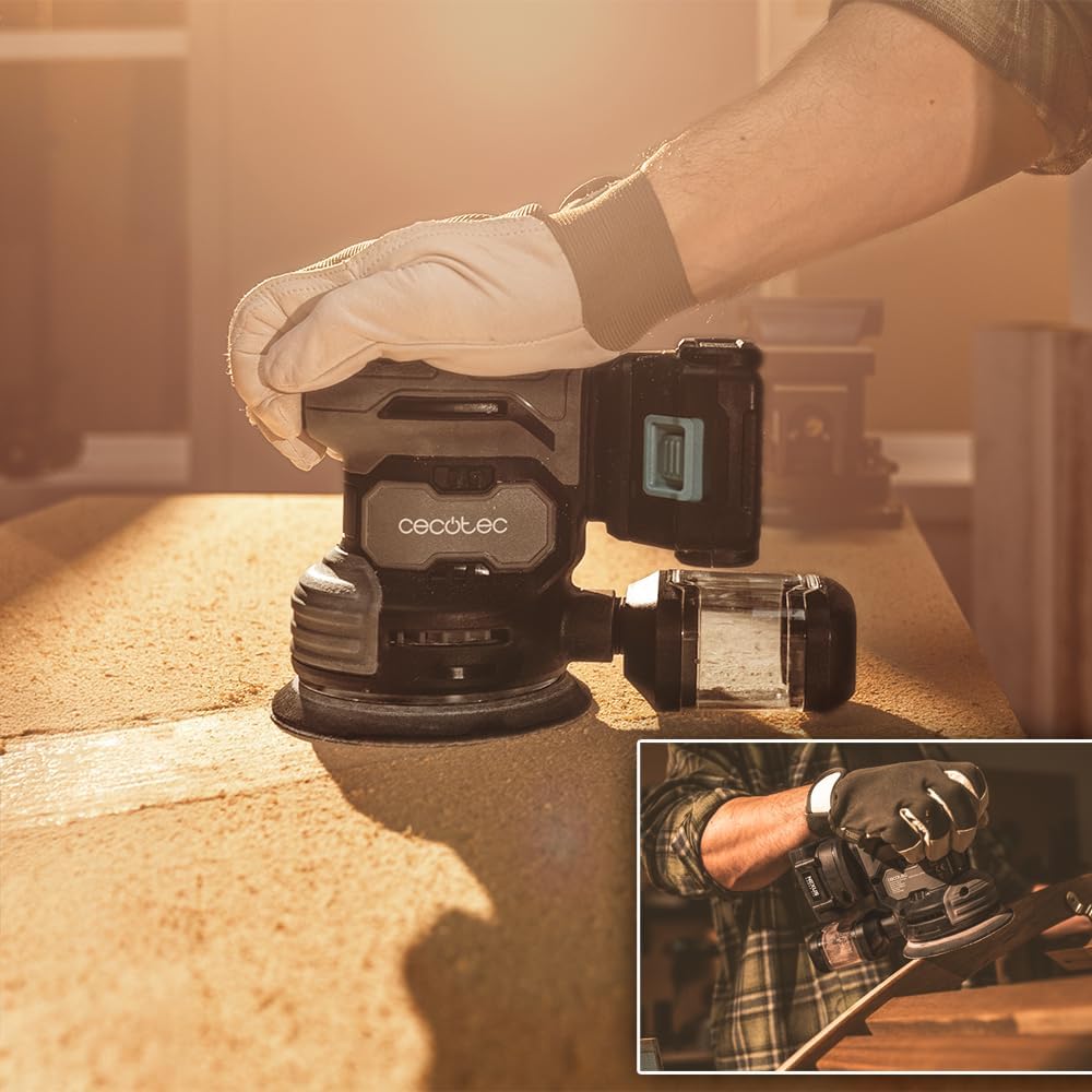 Thumbnail 3 de Cecotec Levigatrice Rotorbitale a Batteria 21V PerfectSurface 2120 Rotate – potenza e praticità per finiture impeccabili