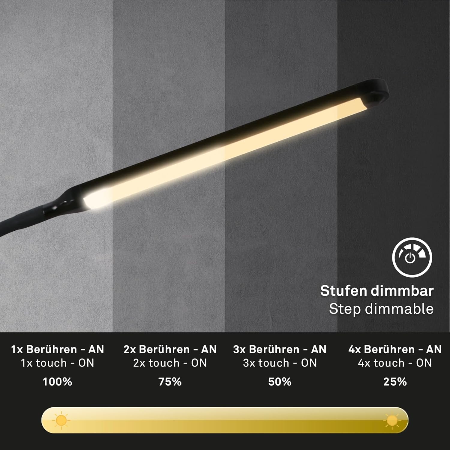 Thumbnail 4 de BRILONER LED Stehlampe dimmbar 600 Lumen
