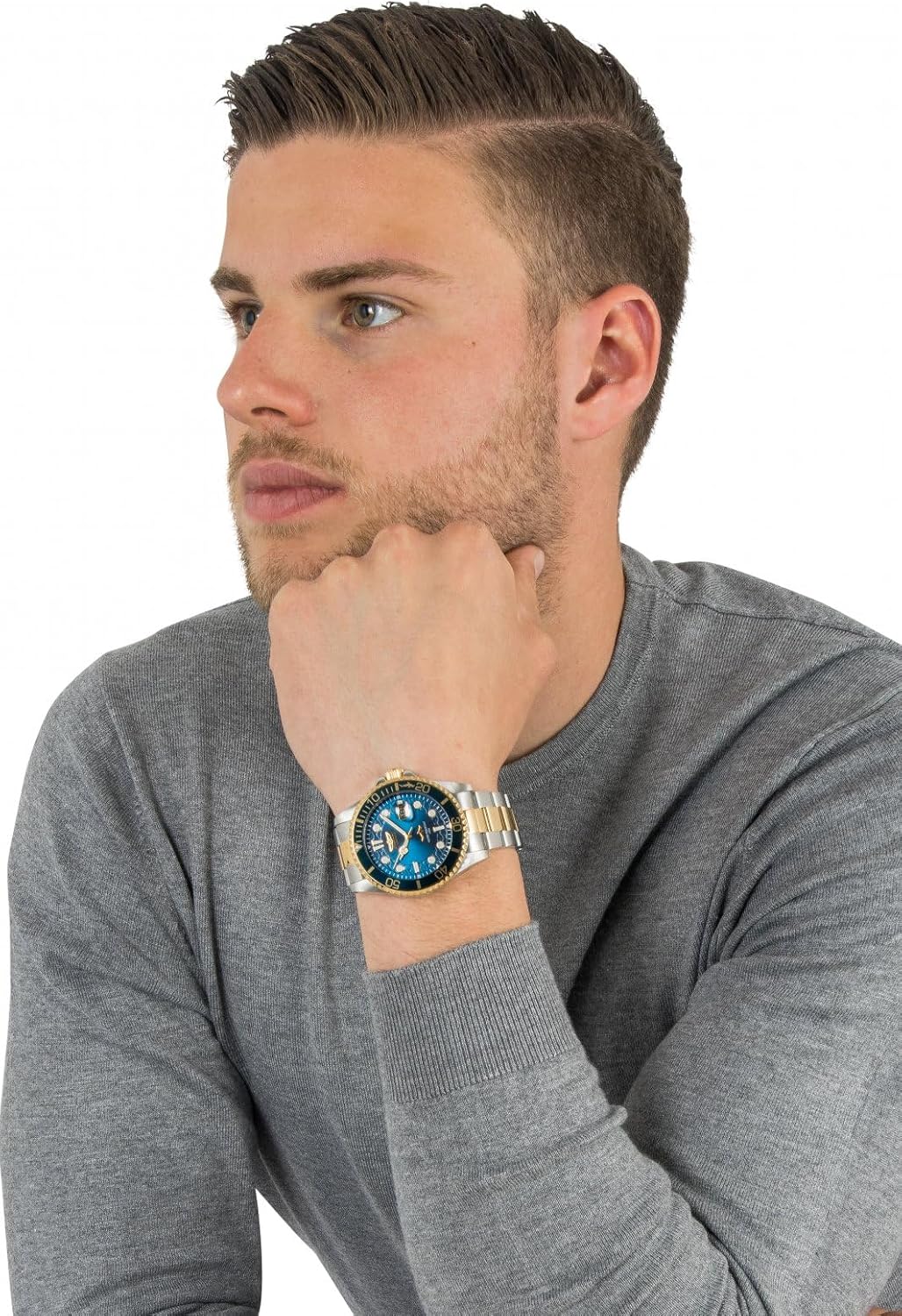 Thumbnail 6 de Invicta Pro Diver 30021: Reloj de cuarzo para hombre, acero inoxidable 43 mm, esfera azul