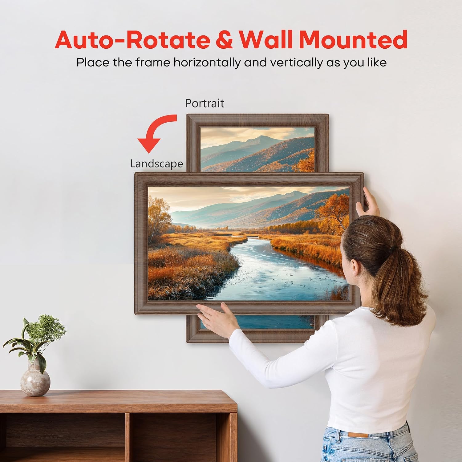 Thumbnail 6 de Frameo 15.6‑inch WiFi Digital Photo Frame 64GB