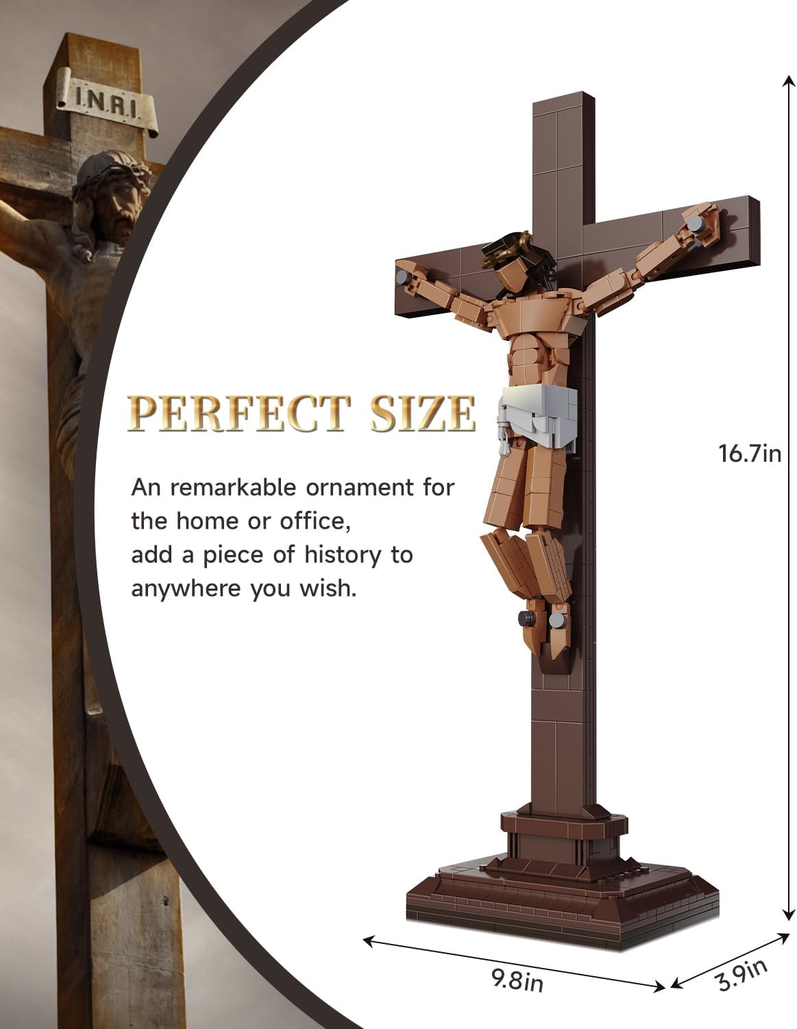 Thumbnail 2 de Jesus Crucifixion Building Blocks Set