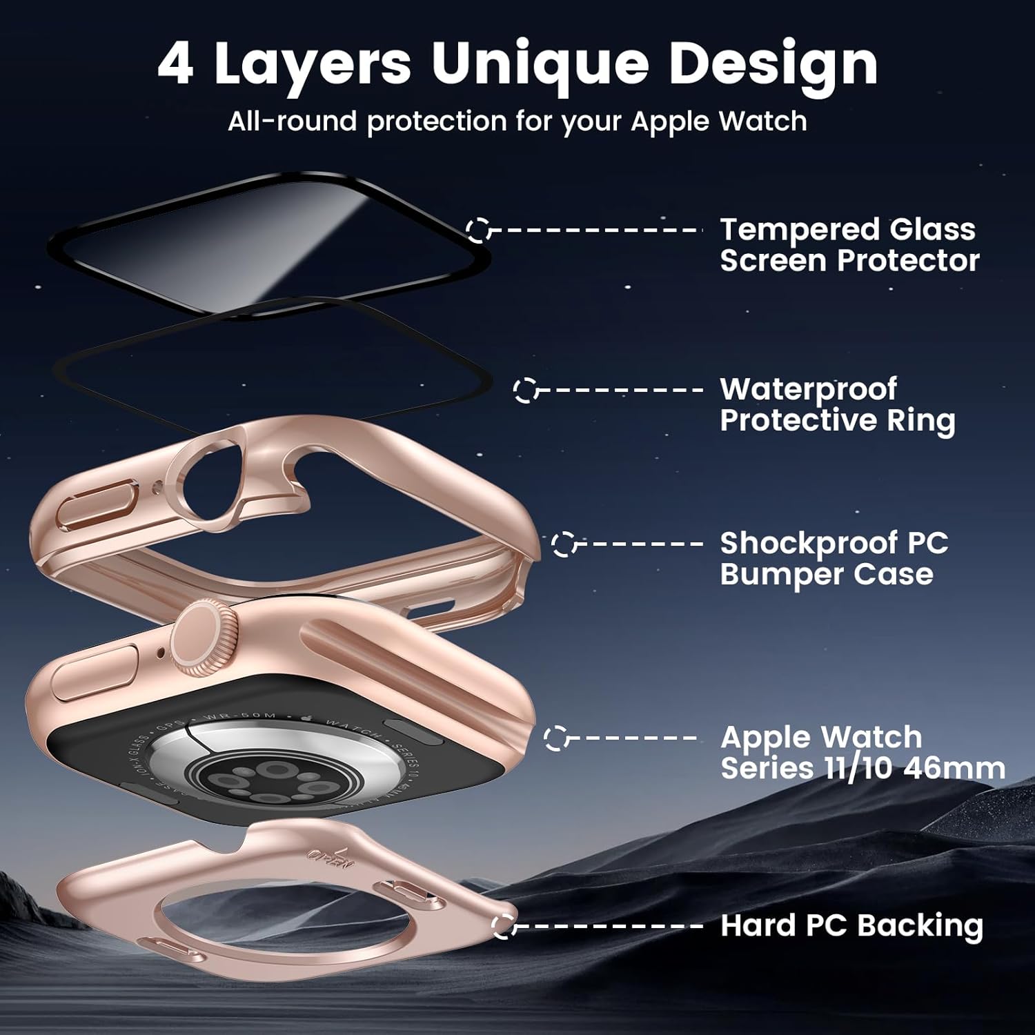 Thumbnail 3 de HWeggo 2 in 1 waterproof case 46mm