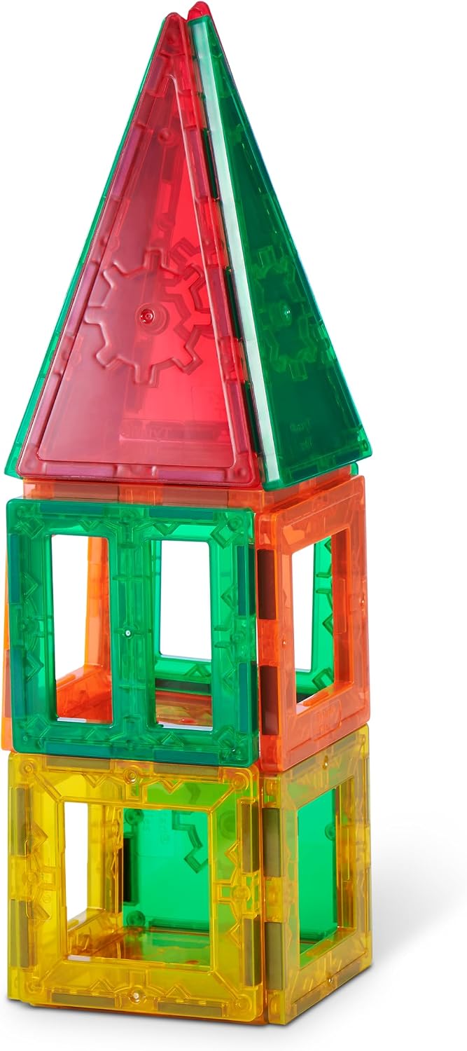 Detalle 2 de ZURU Magnetic Tile Building Set, 60-Piece