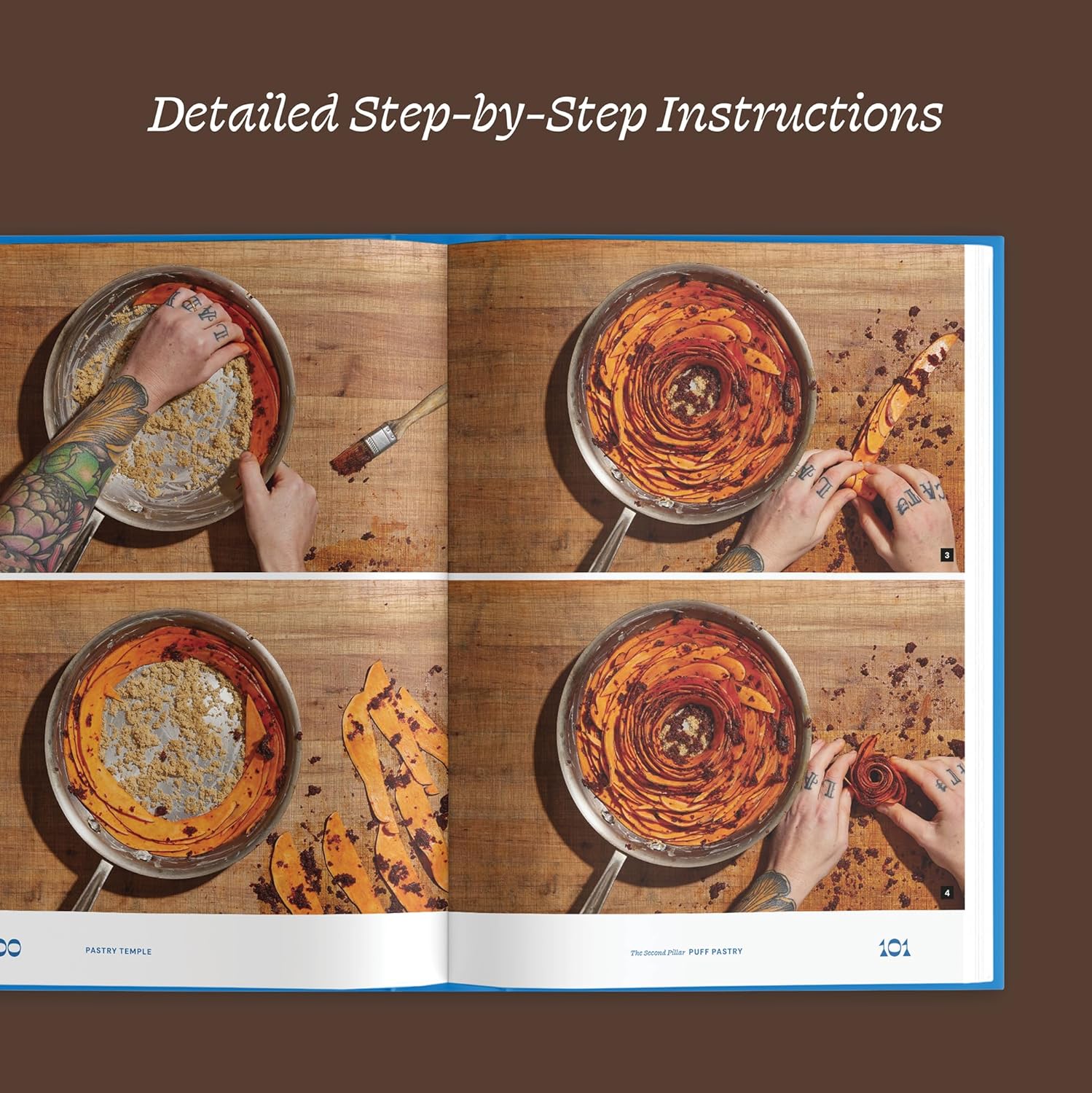Thumbnail 3 de Pastry Temple: Baking with Inspired Flavors – Croissant, Brioche & Puff Pastry Cookbook