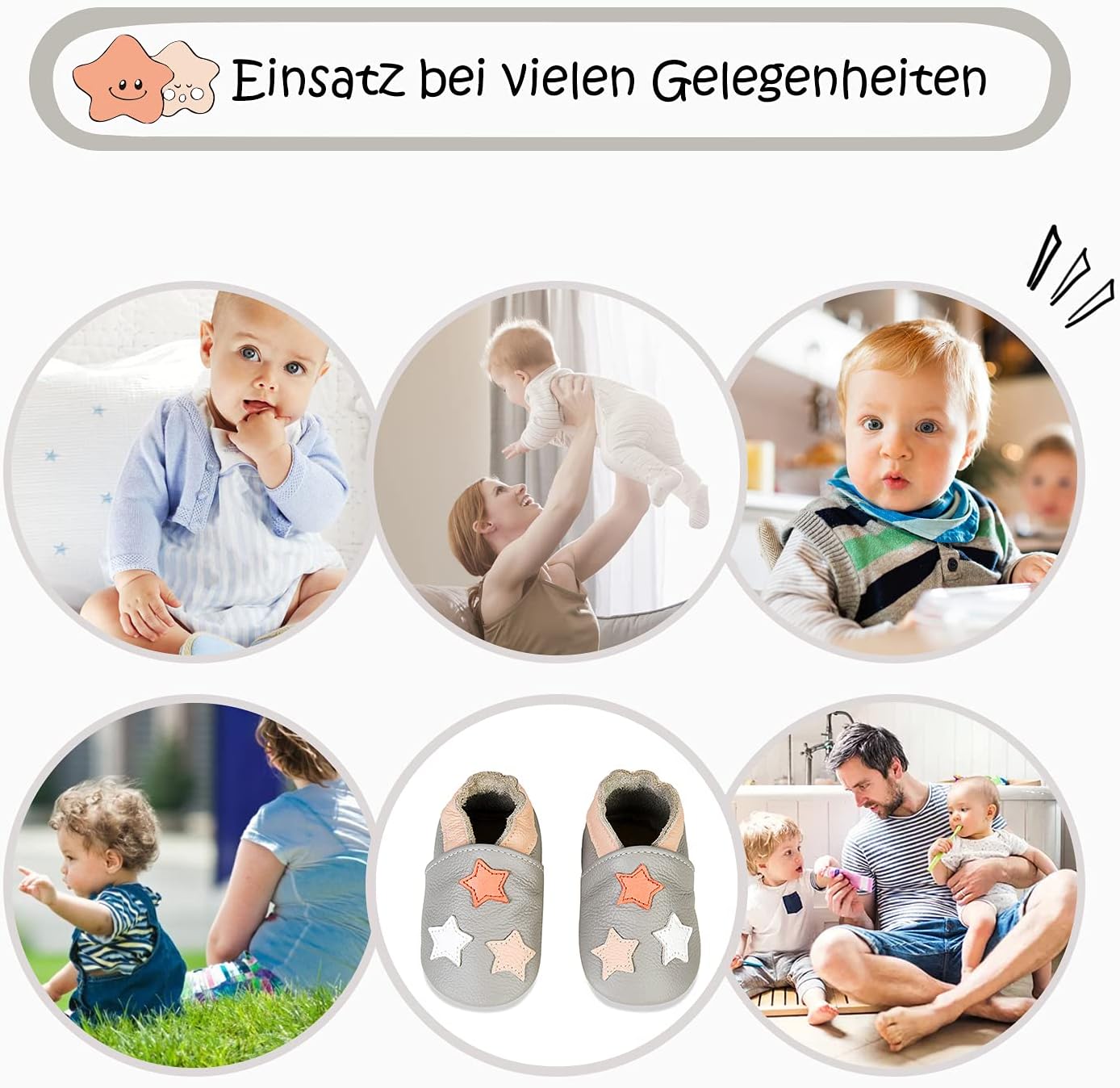 Thumbnail 4 de IceUnicorn Krabbelschuhe Baby Lauflernschuhe