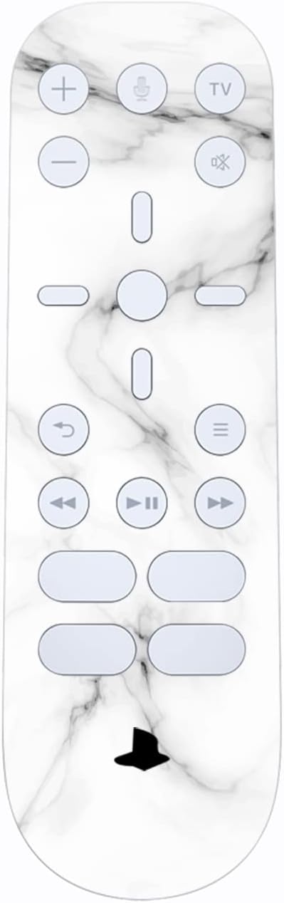 Thumbnail 5 de playvital Seamless White Marble Full Set Skin Decal for PS5 Disc Edition