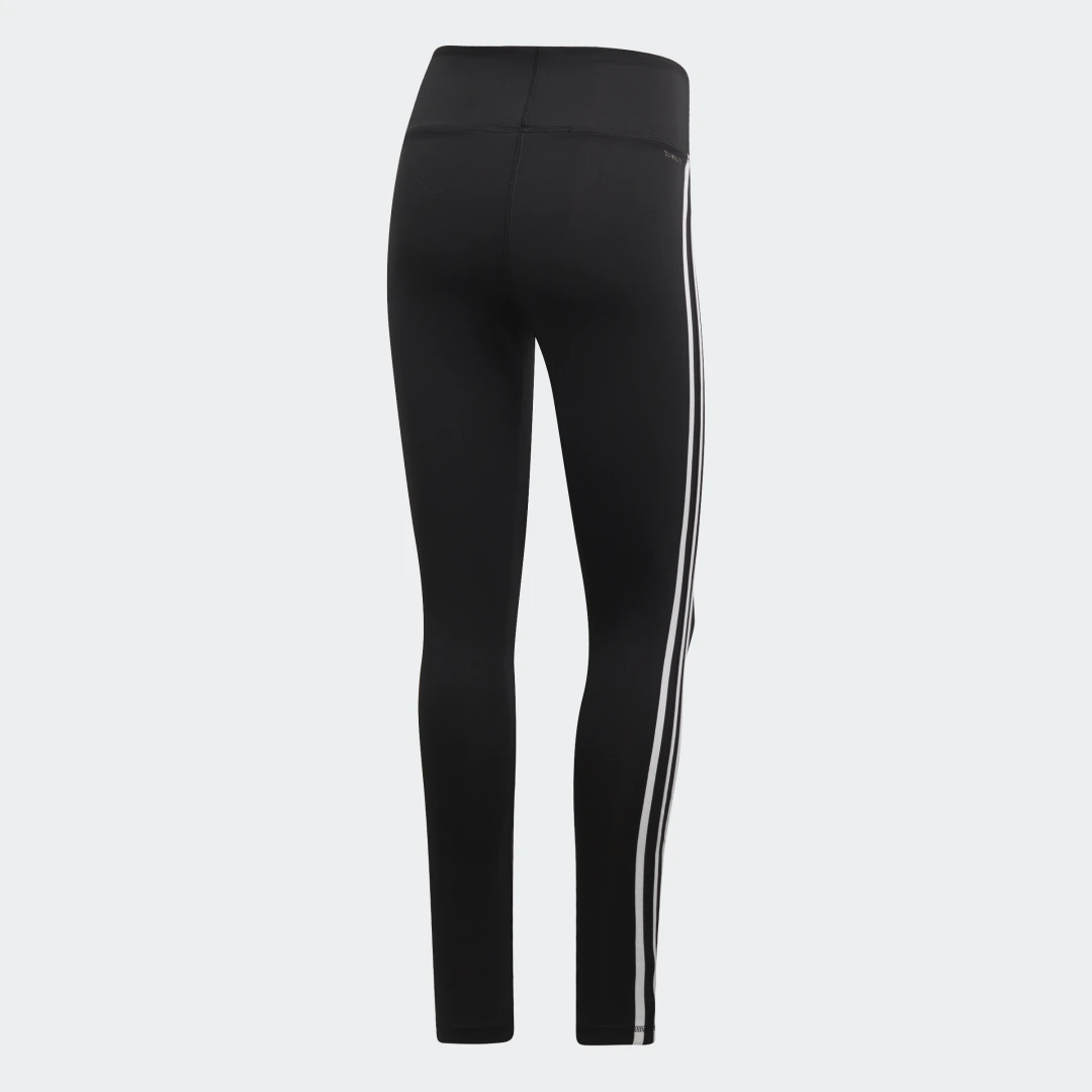 Detalle 2 de Mallas largas Design 2 Move High-Rise 3 bandas de Adidas – Negro