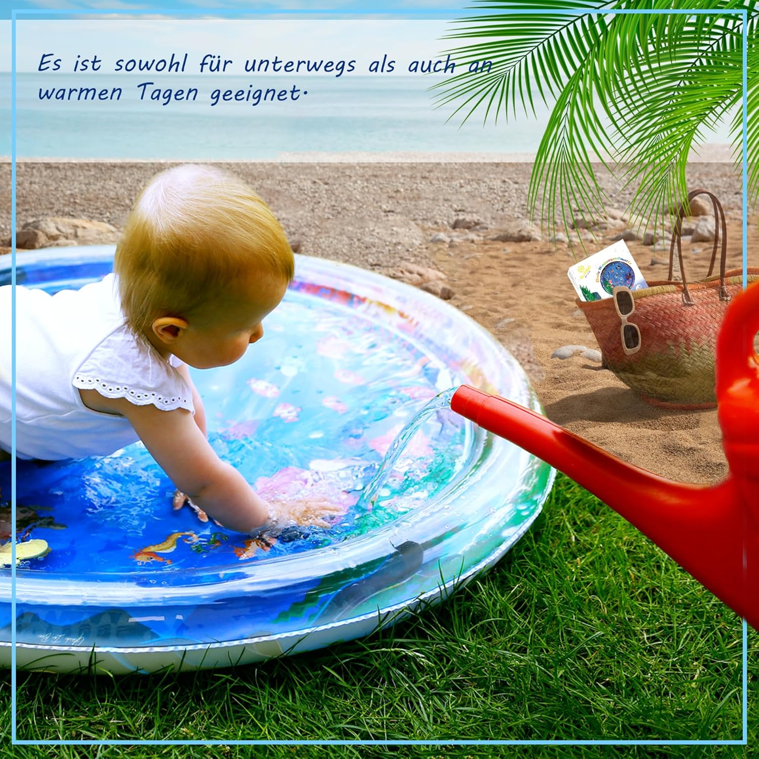 Thumbnail 6 de Glinbo Wassermatte Baby – BPA-freie Wasserspielmatte XXL für Bauchlage