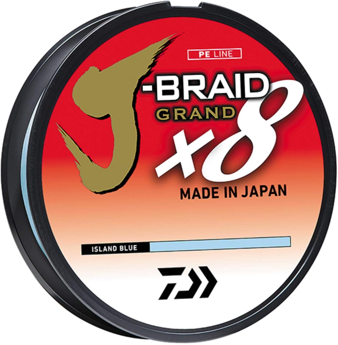 Detalle 2 de Daiwa J-Braid Grand x8 plecionka wędkarska 16 lb, 300 jardów, Island Blue