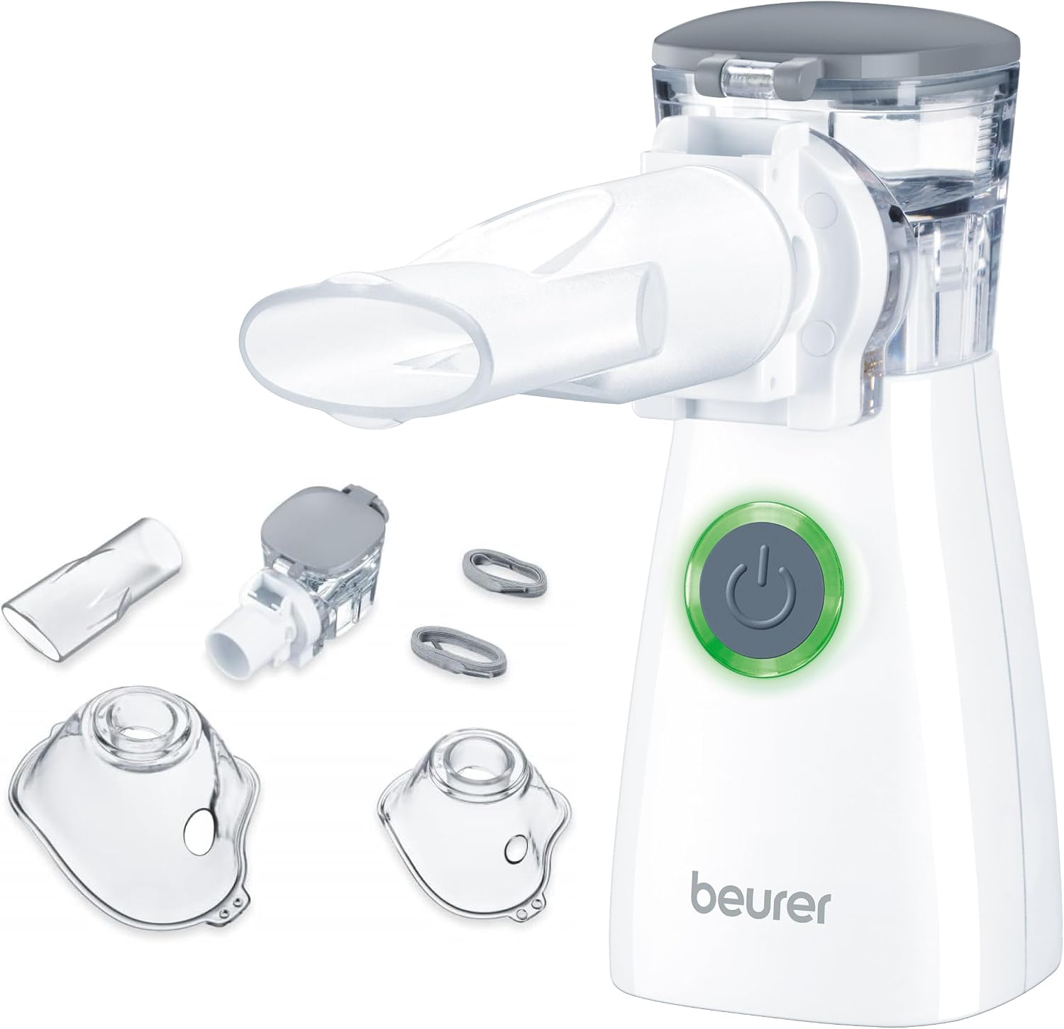 Detalle de Beurer IH 57 (2199) inhalator met accu, oscillerend membraan en aerosoltechnologie