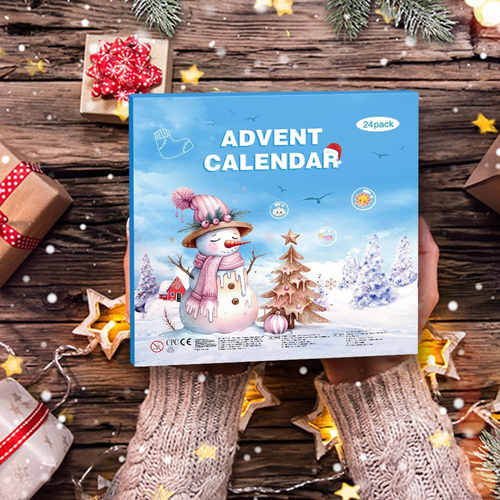 Thumbnail 5 de sudatong adventskalender 2026 med smycken, blå med enhörningstema