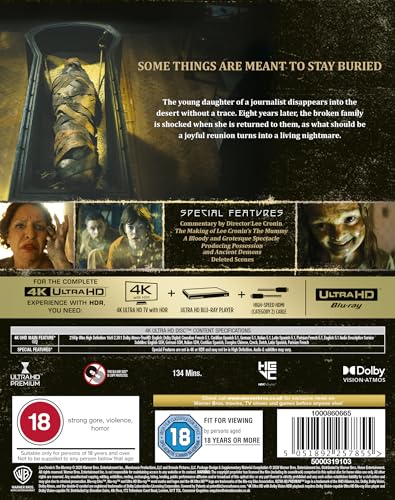 Thumbnail 1 de Lee Cronin's The Mummy [4K Ultra HD] Blu-ray – Region Free, Warner Bros