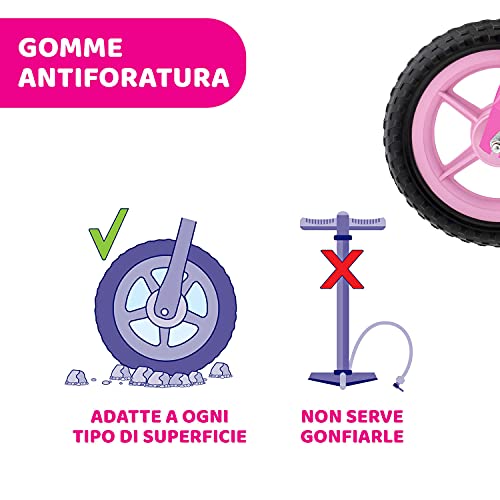 Detalle de Chicco Pink Arrow Balance Bike: bici senza pedali per l'equilibrio, regolabile e leggera