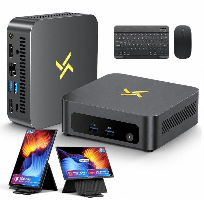 Detalle de Huidun Mini PC 512 GB SSD