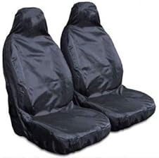 HMS heavy duty waterproof front seat covers for Ford Fiesta Van (pair) – black