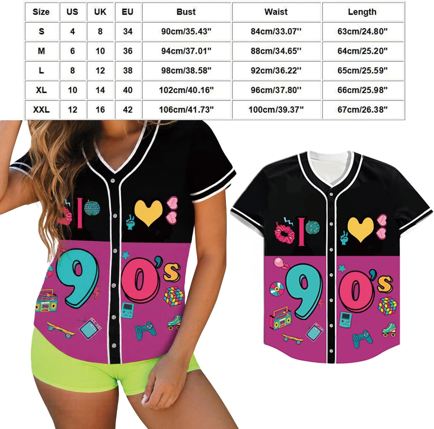 Thumbnail 5 de 80s Outfit Women Costume Accessories Set